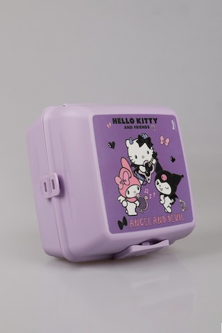 "dekomus Islak Mendil Hediyeli"lisanslı Hello Kıtty & Best Frıends Kuromı,my Melody 2 Katlı Beslenme Kabı/lunch Box Ahşap