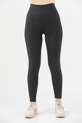 Winmoda34 Kadın Korse Tayt Push Up Yüksek Bel Geniş Kemer Siyah