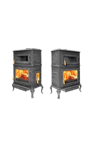 Dik Fırınlı Şömine Soba