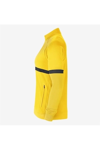 Nike W Academy 21 Knit Track Cv2677-719 Sarı Jacket Kadın Antrenman Eşofman Üstü 001