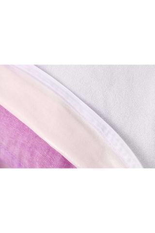 Mikro Fermuarlı Su Geçirmez Sıvı Geçirmez Yastık Alezi Yastık Koruyucu Beyaz