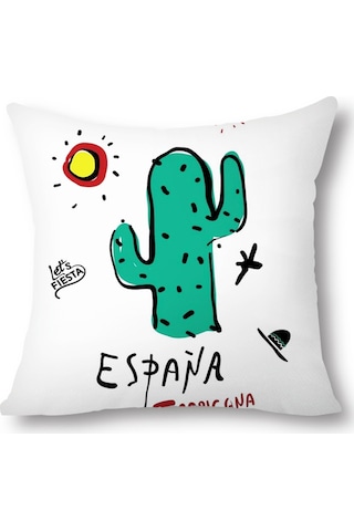 Tenfowee Pamuk Keten Dekoratif Yastık Kılıfı 45x45cm - Gizli Fermuarlı, Yıkama Dayanıklı, Ev/ofis/araba Dekoru - Model F Diğer