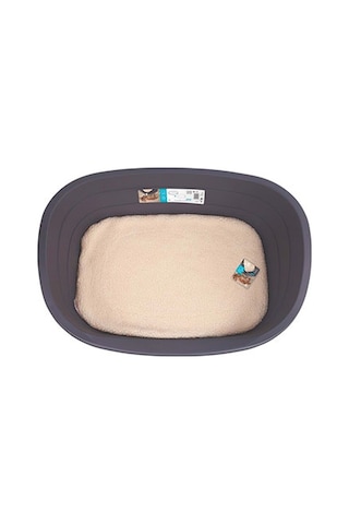 M-pets Java Plastik Minderli Köpek Yatağı Large 80x57x25 Cm 244-54007.03