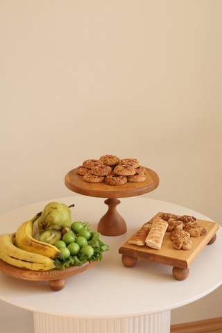 3 Lü 25/14 Cm. Mummy, 25 Cm Risus Ve 17x25 Cm Risus Ahşap Sunum