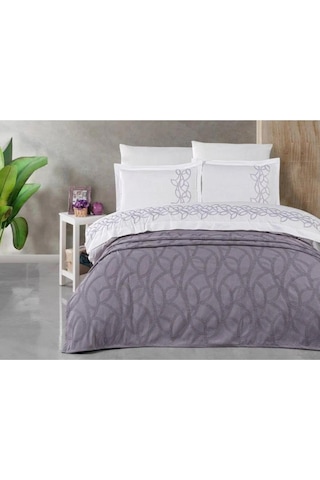Ecosse Livello Yatak Örtüsü Seti Bella Lavender Lila