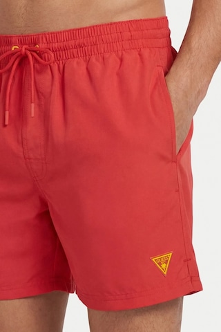 Guess New Basic Orta Boy Erkek Kırmızı Mayo F6gt24wg282-g597