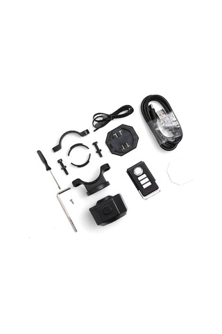 Trendooze Kablosuz Titreşim Alarmı: 110db, 7 Seviye Sensör, Su Geçirmez Motosiklet Güvenlik