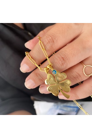 Simurg Jewellery Gümüş Yonca Kolye