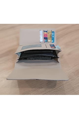 Bayan Cüzdan Kartlık Krem