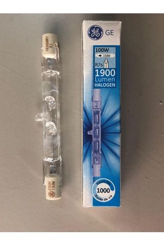 2 Adet General Elc. Çubuk Halojen Lamba 100w 1900 Lümen 78mm