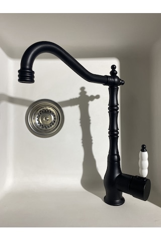 Armour Armatür Siyah Rustik Mutfak Eviye Bataryası