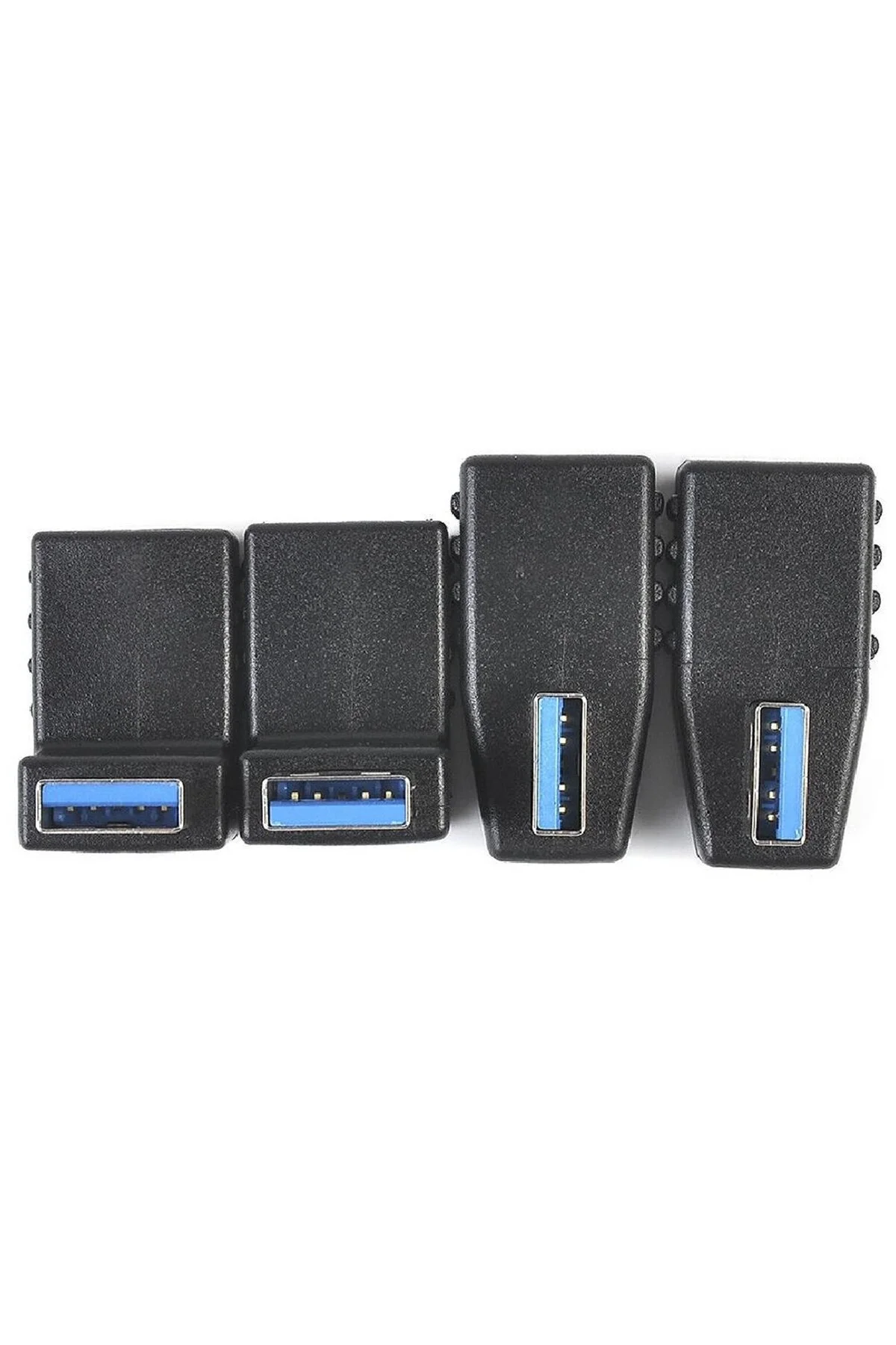 Usb 3.0 90 Derece Çevici Dönüştürücü Adaptör Seti 4in1 Aşağı-yukarı-sağ-sol Usb 3.0 Yeni Sürüm