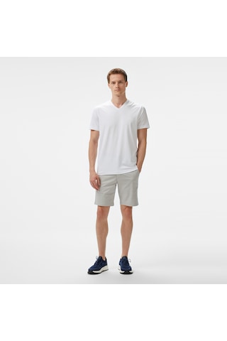 Nautica Erkek Beyaz Regular Fit T-shirt Düz V55013t Beyaz