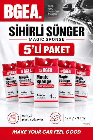 Bgea Sihirli Sünger Magic Sponge 5 Adet