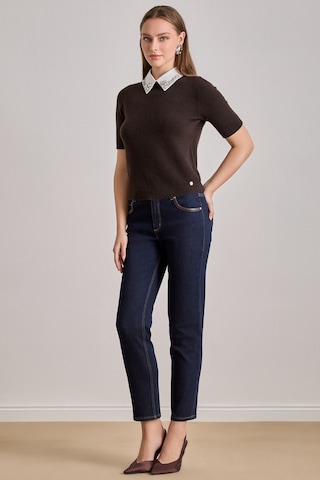 Slim Straight Mavi Jean Pantolon Mavi