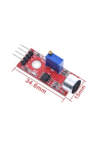 Ses Sensör Modülü Mikrofon Analog Dijital Çıkış Arduino Ses Sensörü Rodevino