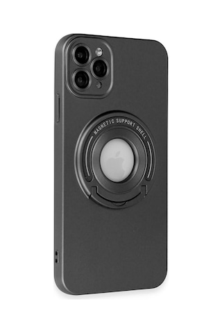 Cosmotex Newface Apple, Uyumlu iPhone 12 Pro Kılıf Lukka Magneticsafe Kapak - Siyah