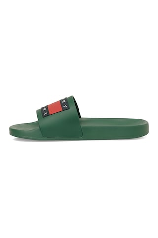 Tommy Hilfiger Tommy Jeans Pool Slıde Es Yeşil Erkek Terlik 000000000102235372