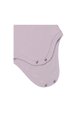 Minidamla Baby Minidamla Kısa Kol Basic 3'lü Set 1-18 Ay Çıtçıtlı Badi - Pembe