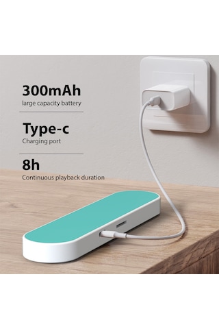 Xindoker Kemik İletimli Bluetooth Hoparlör - Uyku Müzik Sistemi, Zamanlı Kapatma Ve Beyaz Gürültü Fonksiyonu, Taşınabilir Siyah Ses Cihazı