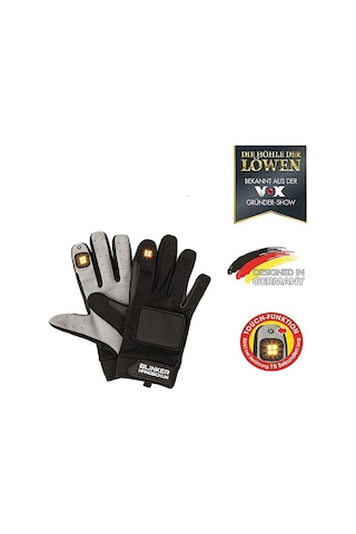 Motosiklet Ve Bisiklet Sinyalli Eldiven Parlak Ledli Motor-bike Sinyal Veren Led Eldiveni