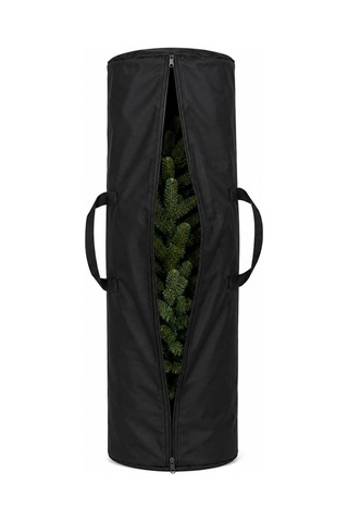 180 X 60 Çam Ağacı Taşıma Ve Saklama Çantası 120x40 Cm Fermuarlı Su Geçirmez Siyah Yılbaşı Ağacı Çantası 180 Cm