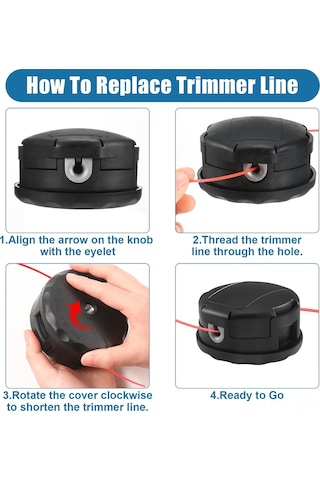 Youmex Echo Ve Shindaiwa Çim Biçme Makineleri İçin Yüksek Kaliteli Abs Kesme Kafası