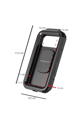 Knmaster Tt-900 Tıtresim Engelleyici Gıdona Monte Telefon Tutucu