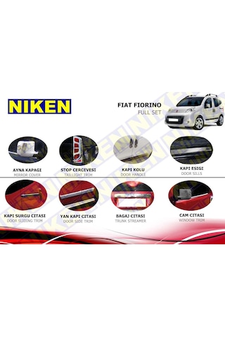 Fiat Fiorino Krom Nikelaj Kaplama Seti Komple