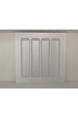 49x49 Çekmece Içi Beyaz Kepçelik Ücretsiz Kesim 40x40 Cm'e Kadar Kesilebilir - 49x49 Byz Kpc Beyaz