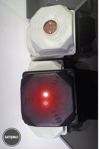 Caydırıcı Ev Ve Araç Güvenlik Yanıp Sönen Alarm Led Işık Siyah