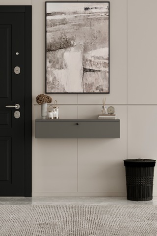 Asur 90 Cm Dresuar 100% Mdf Gri Asur 90 Cm Dresuar 100% Mdf Gri