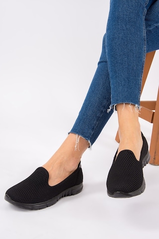 Fox Shoes Siyah Kadın Ayakkabı F328344804 Siyah