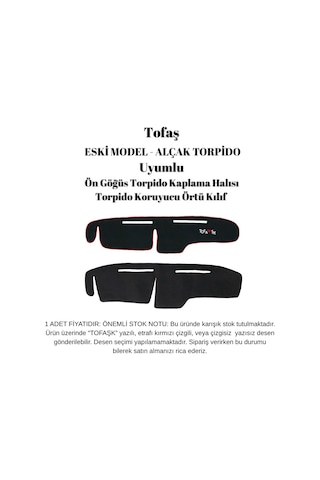 Eski Model Tofaş Alçak Göğüs Uyumlu Ön Göğüs Panel Koruyucu Örtü Kılıf Kaplama Halısı T-136
