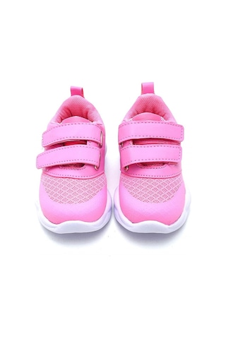 Ultra Hafif Memory Foam İç Taban Çocuk Pembe Spor Ayakkabı M-1000 Pembe