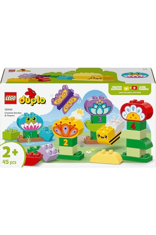 LEGO® DUPLO® Kasabası Yaratıcı Bahçe ve Çiçekler 10444 - 2 Yaş ve Üzeri Küçük Çocuklar için Eğitici Oyuncak Yapım Seti (45 Parça)