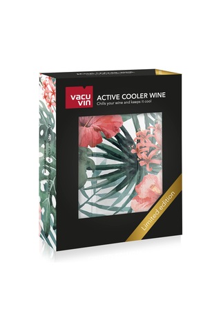 Vacu Vin Şarap Soğutucu Kılıf / Çiçekli