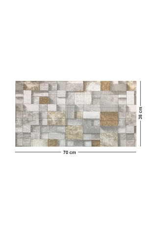 70x38cm 0,26m2 Ofis Salon Oda Antre Mutfak 3d Kendinden Yapışkanlı Duvar Kağıdı Paneli Nw130
