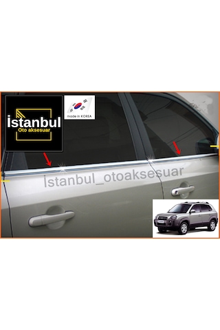 Hyundai Tucson Cam Kernar Krom Takımı