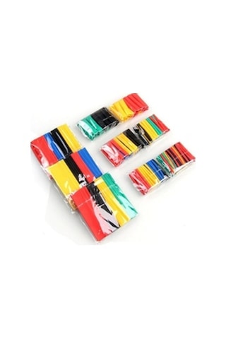 530 Parça Makaron Kablo Yalıtım Isı Daralan Kablo Tamir Seti