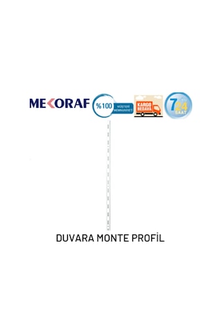 Mekoraf Mekoraf Duvara Monte Profil 2 Metre / 2.5 Metre