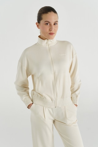 Hummel Sabrına Zıp Jacket Kadın Fermuarlı Ceket Krem