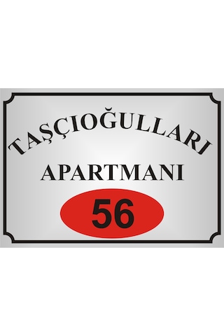 Model11 Apartman İsim Tabelası Aliminyum AYNALI Gümüş Metal Levha Model11 Apartman İsim Tabelası Aliminyum AYNALI Gümüş Metal Levha