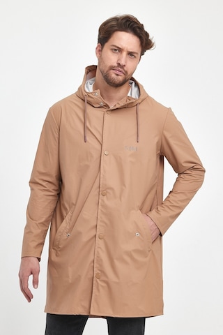 T Rain Pu Raincoat L Beden Bej Erkek Yağmurluk Çok Renkli