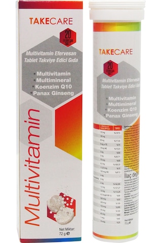 Takecare Multivitamin Multimineral 20 Efervesan Tablet