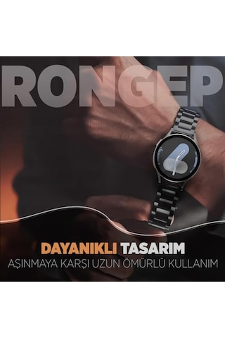 İle Uyumlu Kısaltma Aparatlı 20mm Çelik Kordon Samsung Galaxy Watch 7/6/5/4 Serisi 40mm/44mm Watch 6/4 Classic 47/43/42mm İçin Metal Kordon Bakla Model Samsung Galaxy Watch 7 Kordonu