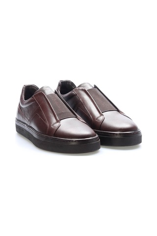 Fast Step Hakiki Deri Erkek Casual Ayakkabı 819ma225 Kahve