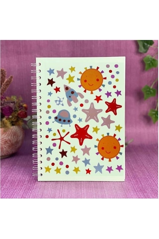 Defter Sticker,laptop Sticker Uzaylı Desenli Pvc 70x50x0,5cm