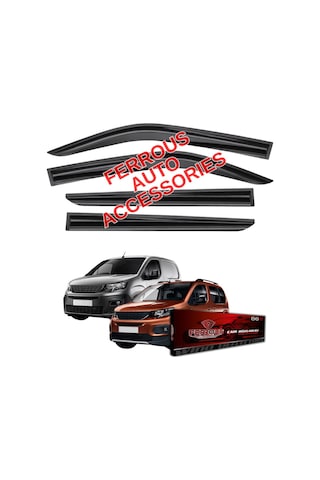 Peugeot Rifter Ferrous Cam Rüzgarlığı 4lü 2019 Ve Üstü