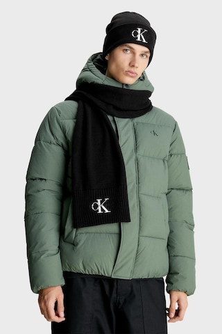 Calvin Klein Erkek Atkı Takım K50k511199 Bds Siyah
